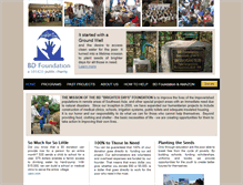 Tablet Screenshot of bdfoundation.com